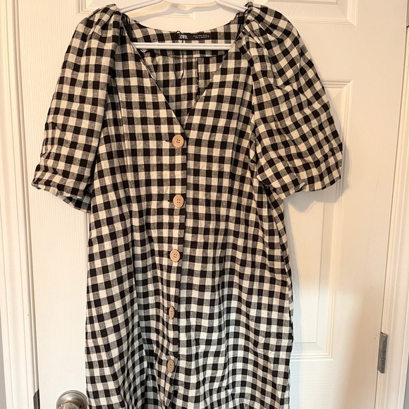 Zara gingham dress - Picture 2 of 3